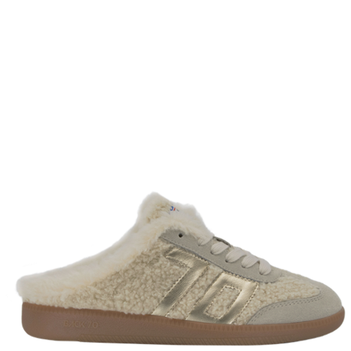 BACK 70 Easter FL slide sneaker in Butter Gold