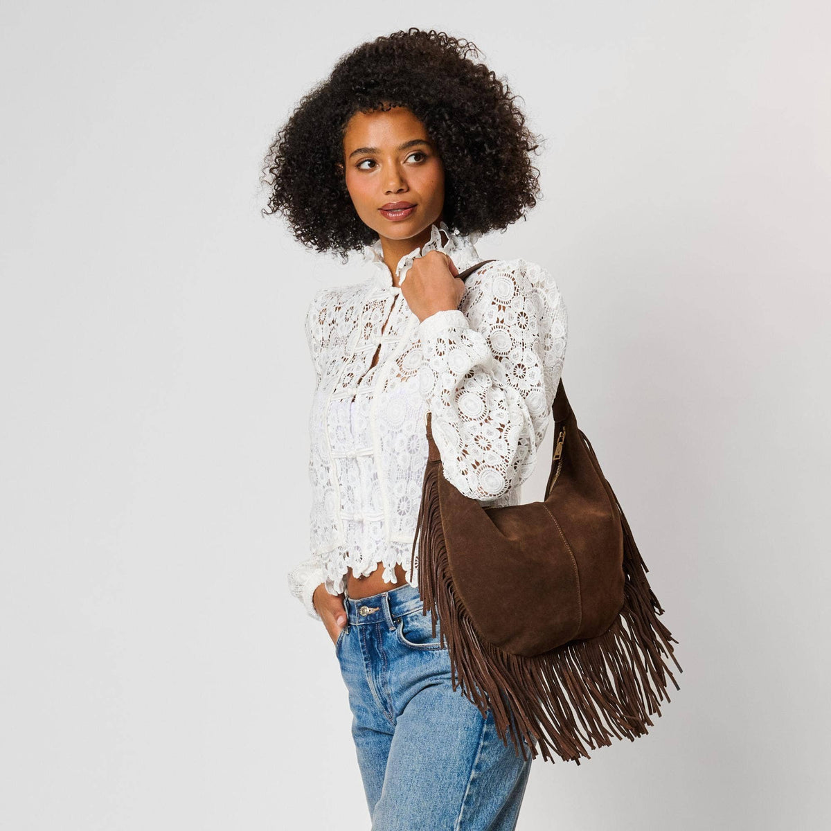 [Moda Luxe - Reba Hobo: Caramel], [Handbag], [Moda Luxe], [Plum Bottom].