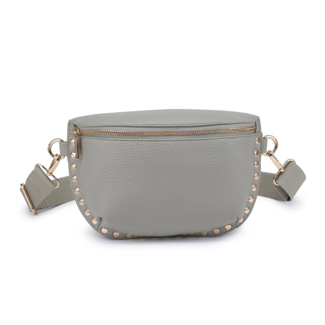 [Moda Luxe - Gizelle Belt Bag: Black], [Handbags], [Moda Luxe], [Plum Bottom].