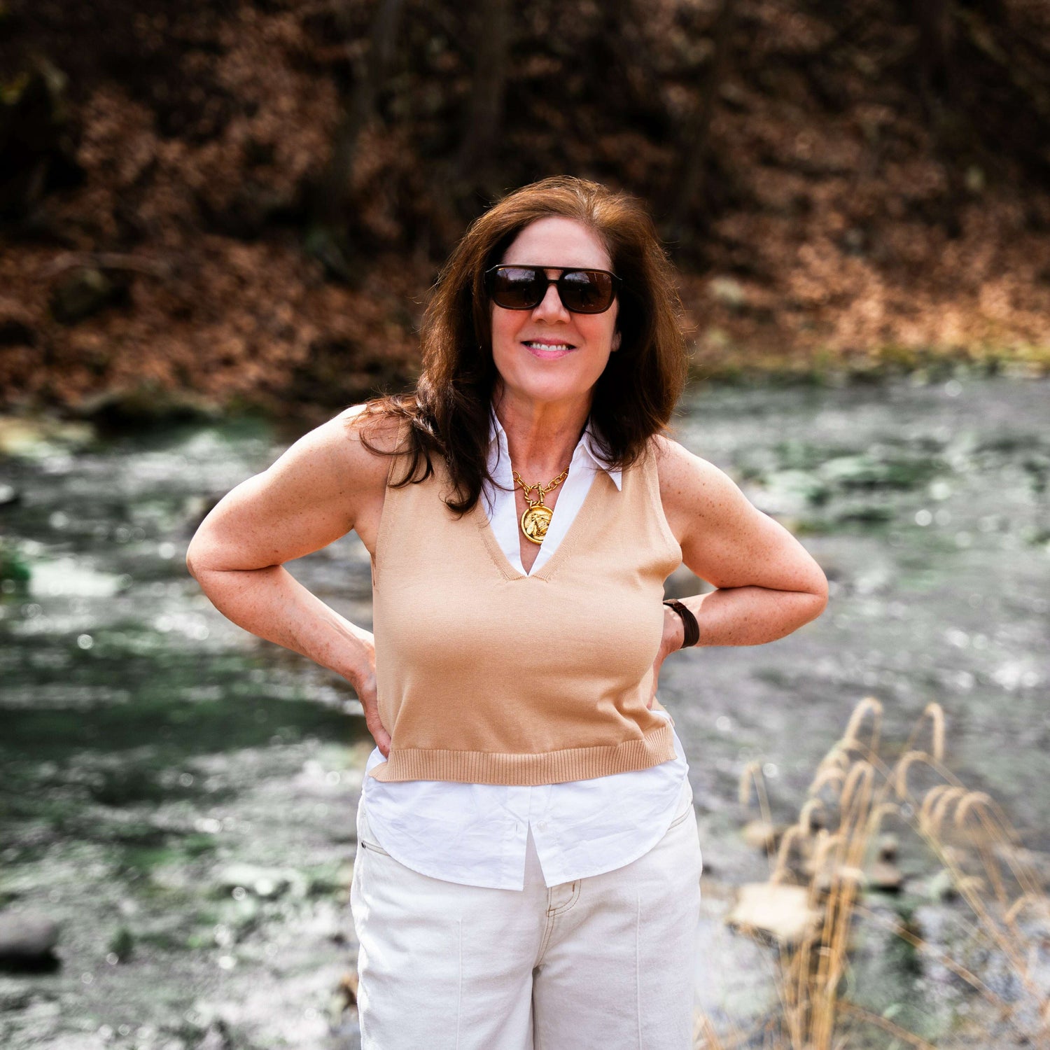 ELAN - Orly Top - Nude, Tops, ELAN, Plum Bottom