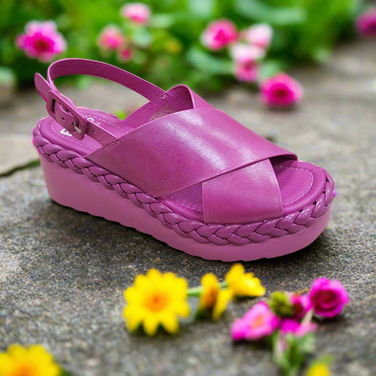 EOS- MELIA - Fuchsia*, Sandals, EOS MELBOURNE, Plum Bottom