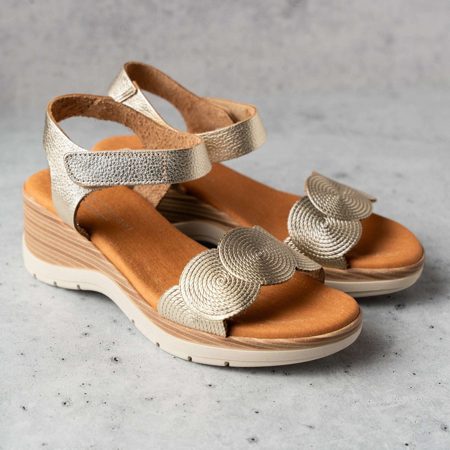 Eric Michael - Honey, Sandals, Eric Michael, Plum Bottom