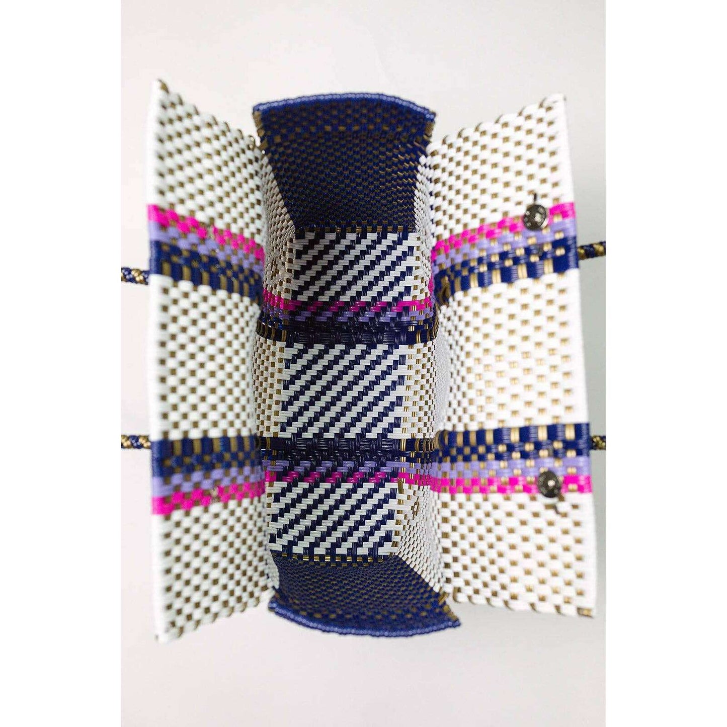 VALEROSA Diagonal Shopper Bag Peony