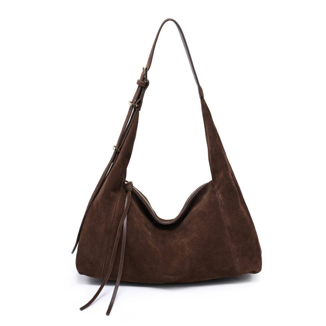[Moda Luxe - Kelsea Satchel: Caramel], [Handbags], [Moda Luxe], [Plum Bottom].