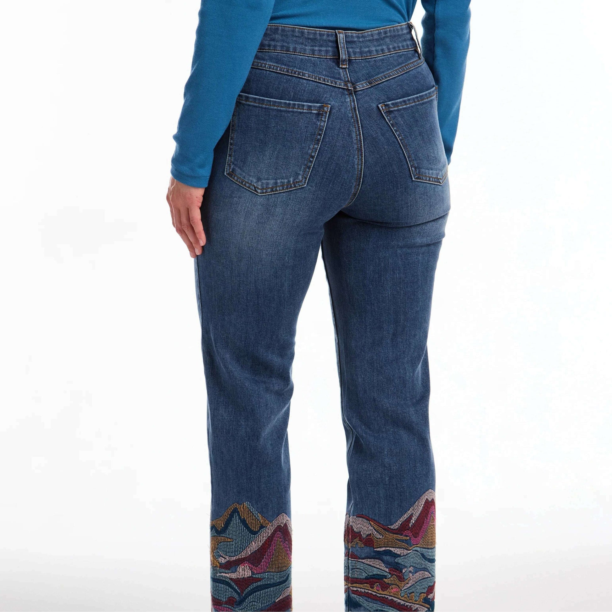 FDJ - Christina Straight Leg Denim, Pants, FRENCH DRESSING JEANS, Plum Bottom