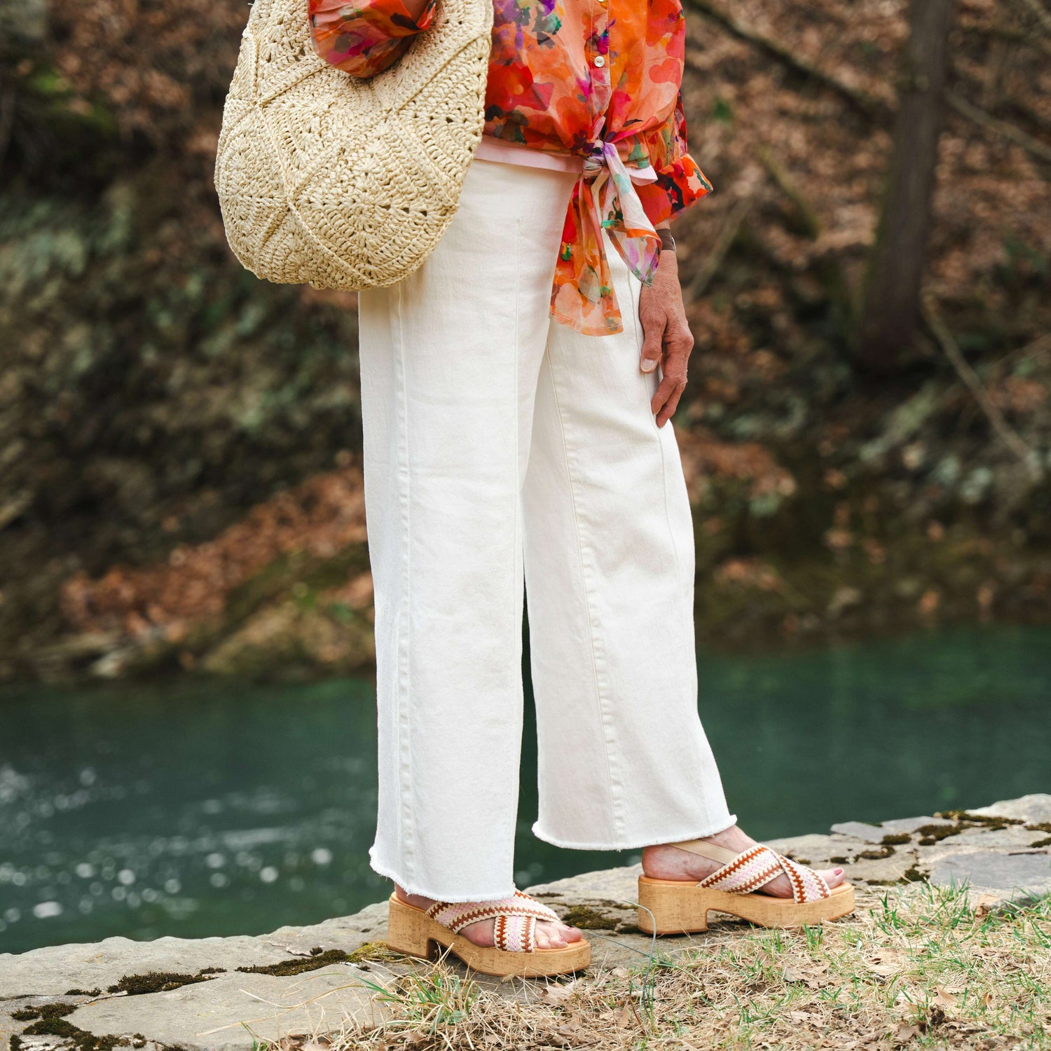 FDJ - OLIVIA - Ivory, Pants, FRENCH DRESSING JEANS, Plum Bottom