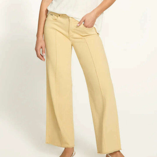 FDJ - OLIVIA - Yellow, Pants, FRENCH DRESSING JEANS, Plum Bottom