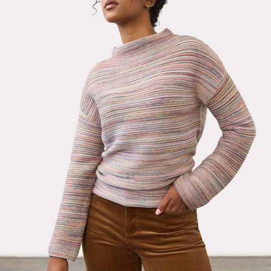 FDJ Boat Neck Long Sleeve Sweater