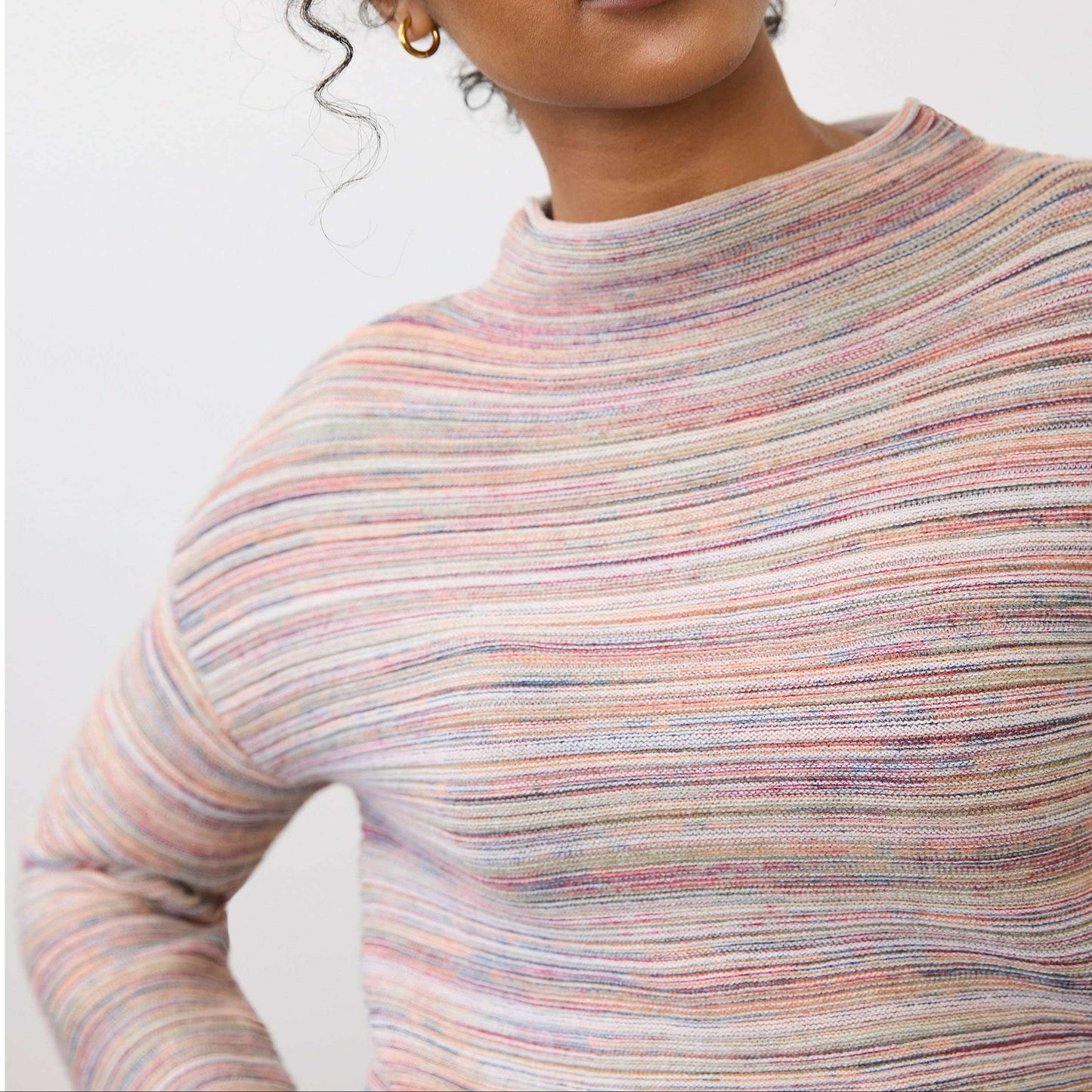 FDJ Boat Neck Long Sleeve Sweater
