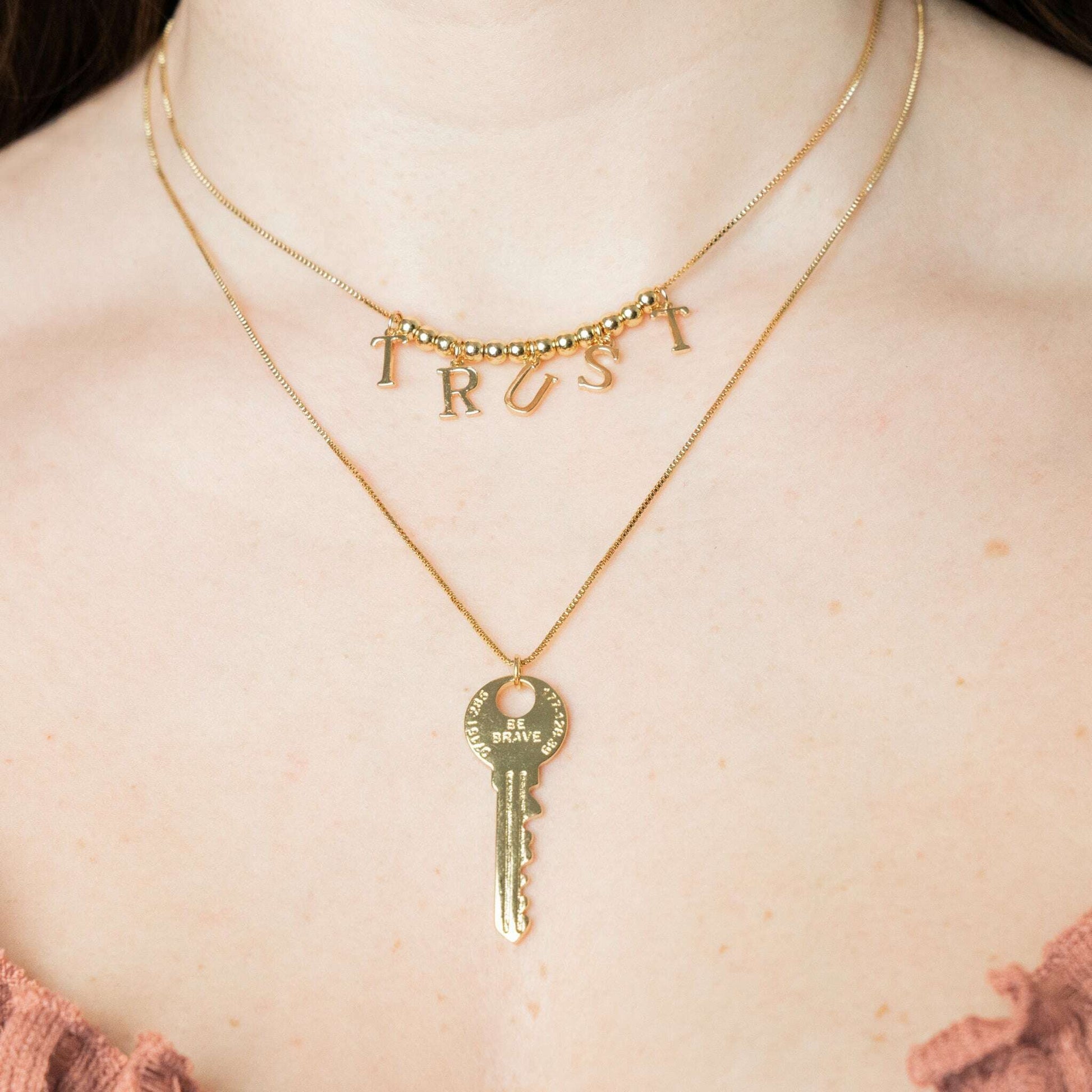 FENIX - Be Brave Necklace, ACCESSORIES, FENIX by Dayana Vargas, Plum Bottom