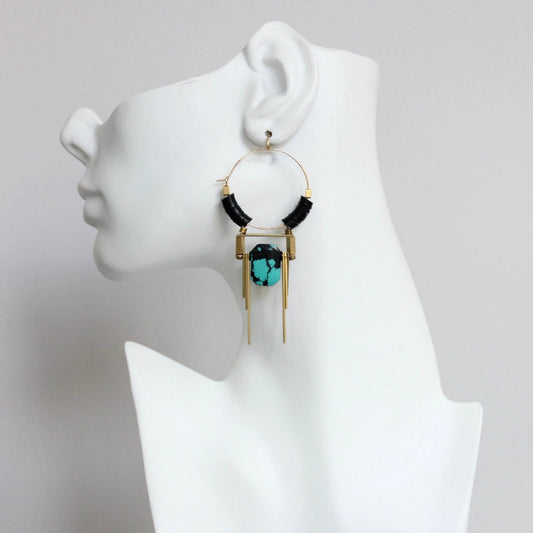 David Aubrey - ARTDECO - HOOP TURQUOISE