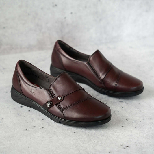 Fluchos -  F1567, Loafers, FLUCHOS, Plum Bottom