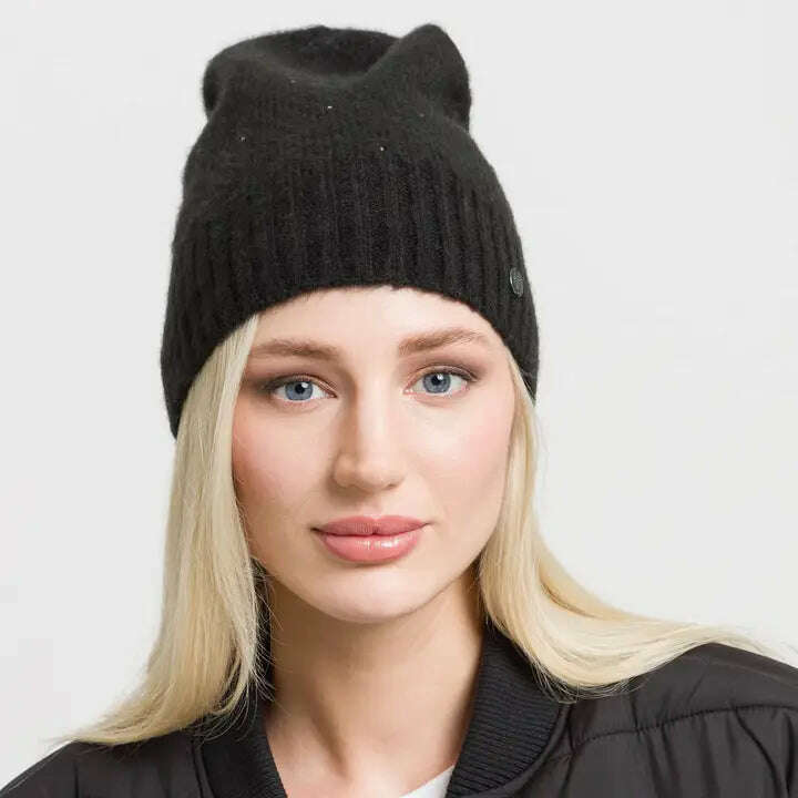 Fraas - Sparkle Beanie - Black, ACCESSORIES, FRAAS, Plum Bottom