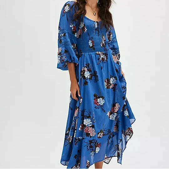 FREE PEOPLE - Morning Glory Maxi Dress - Dutch Blue, CLOTHING, Free People, Plum Bottom