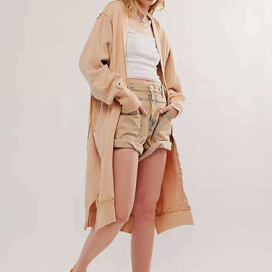 FREE PEOPLE - We The Free Dreamy Blue Cardi - Sand, CLOTHING, Free People, Plum Bottom