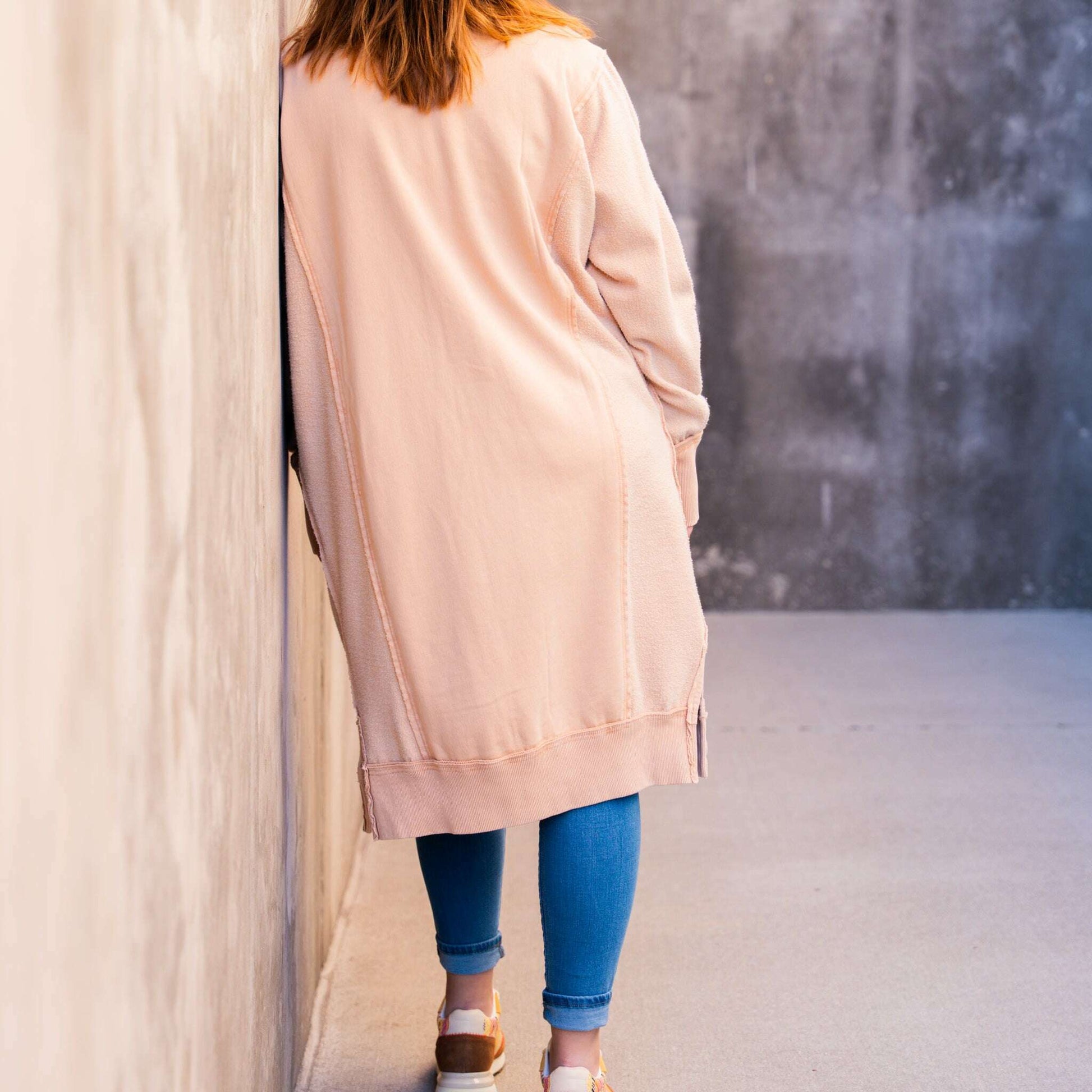 FREE PEOPLE - We The Free Dreamy Blue Cardi - Sand, CLOTHING, Free People, Plum Bottom