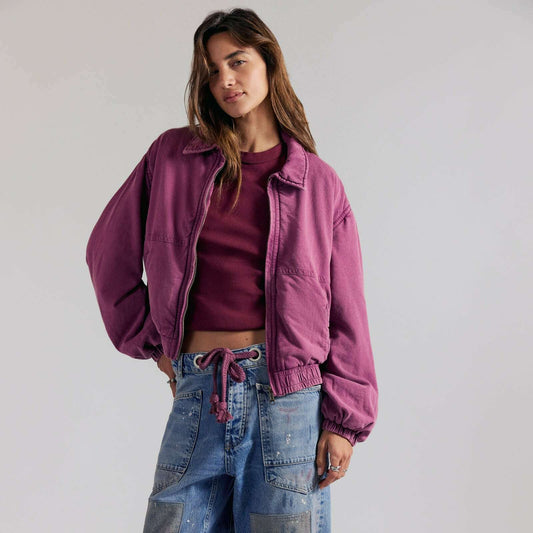 FREE PEOPLE Birdie Washed Jacket