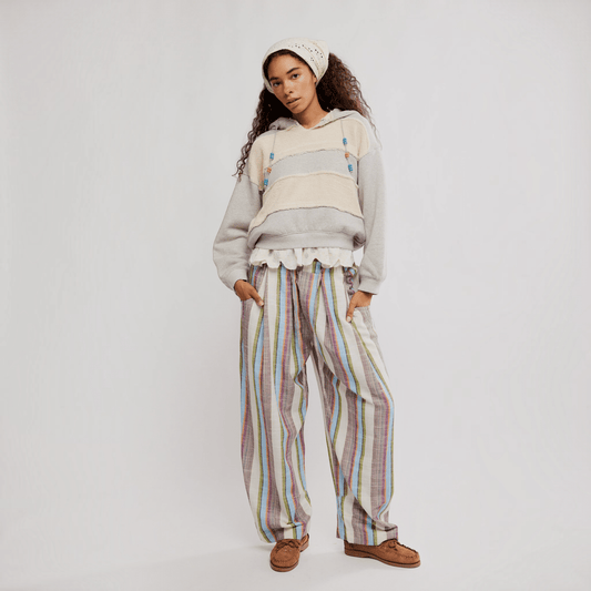 FREE PEOPLE Chambers Laidback Stripe Ivory Combo, CLOTHING, Free People, Plum Bottom