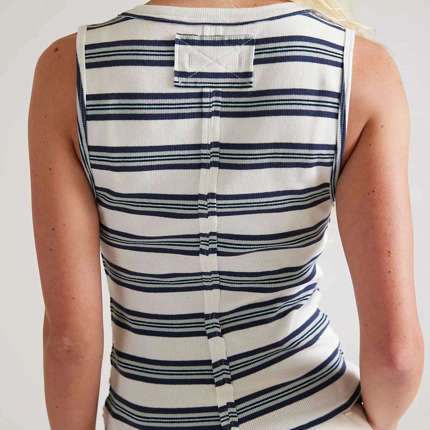 FREE PEOPLE Jamie Henley Stripe White Combo