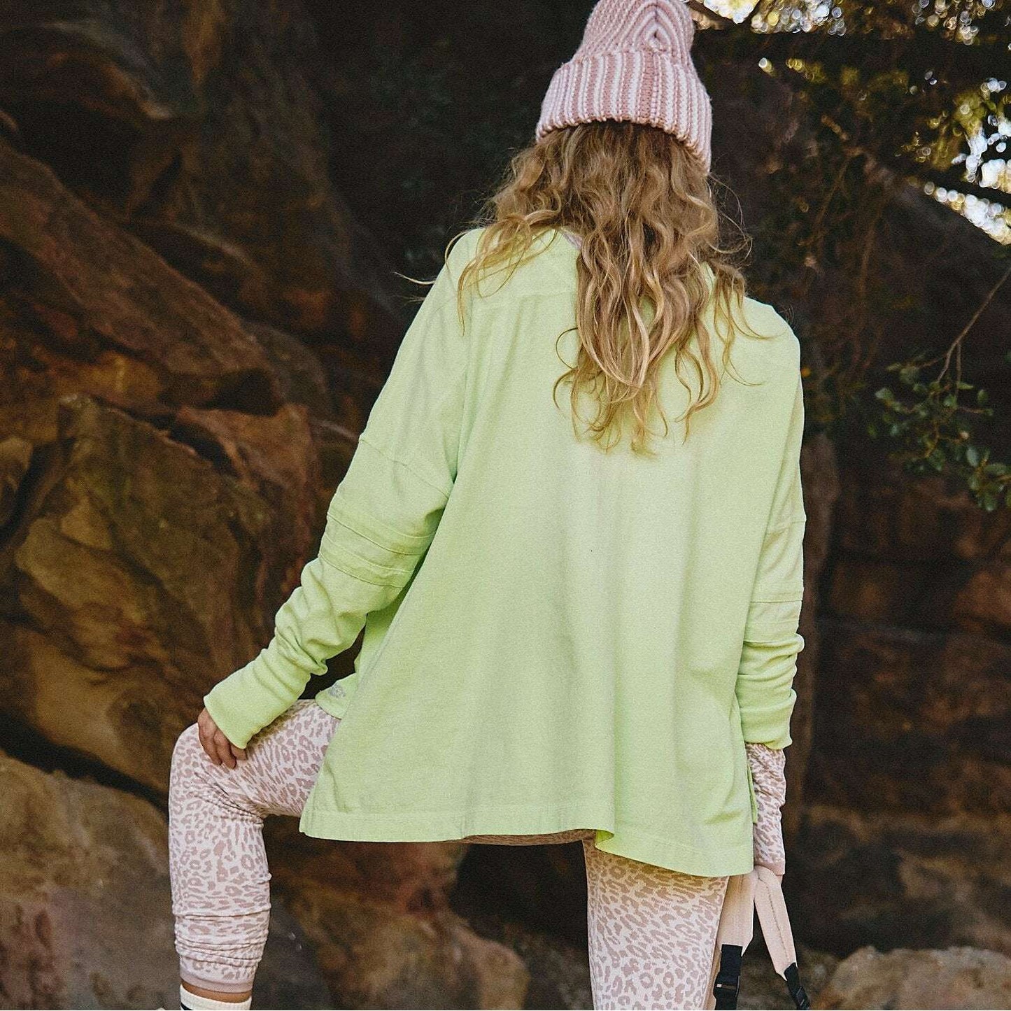 FREE PEOPLE Movement - All Star Layer - Lightning Lime, Tops, Free People, Plum Bottom