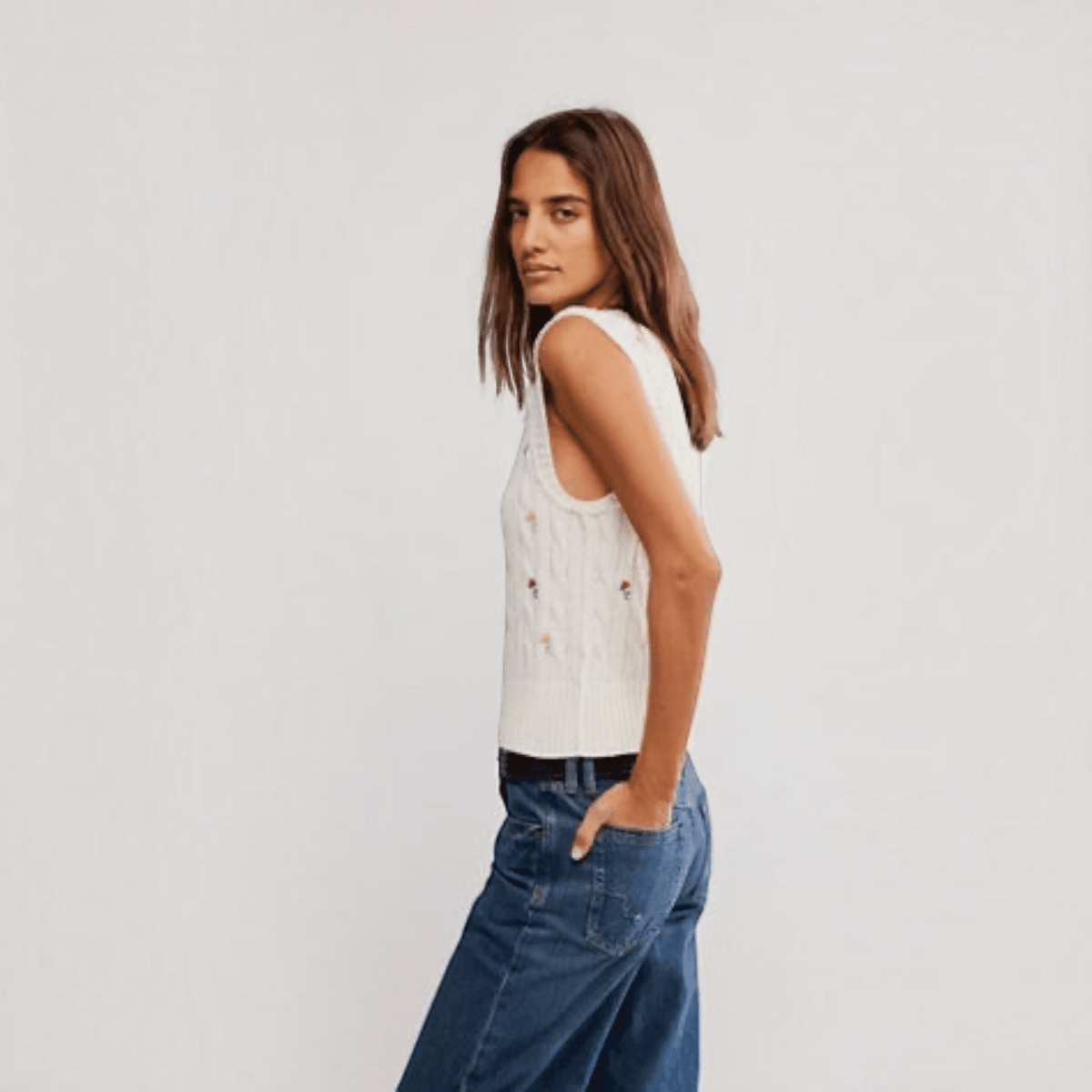 PLUMERIA FLORAL V, Sweaters & Dusters, Free People, Plum Bottom