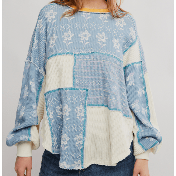 FREE PEOPLE Wildflower Thermal Clear Skies Combo