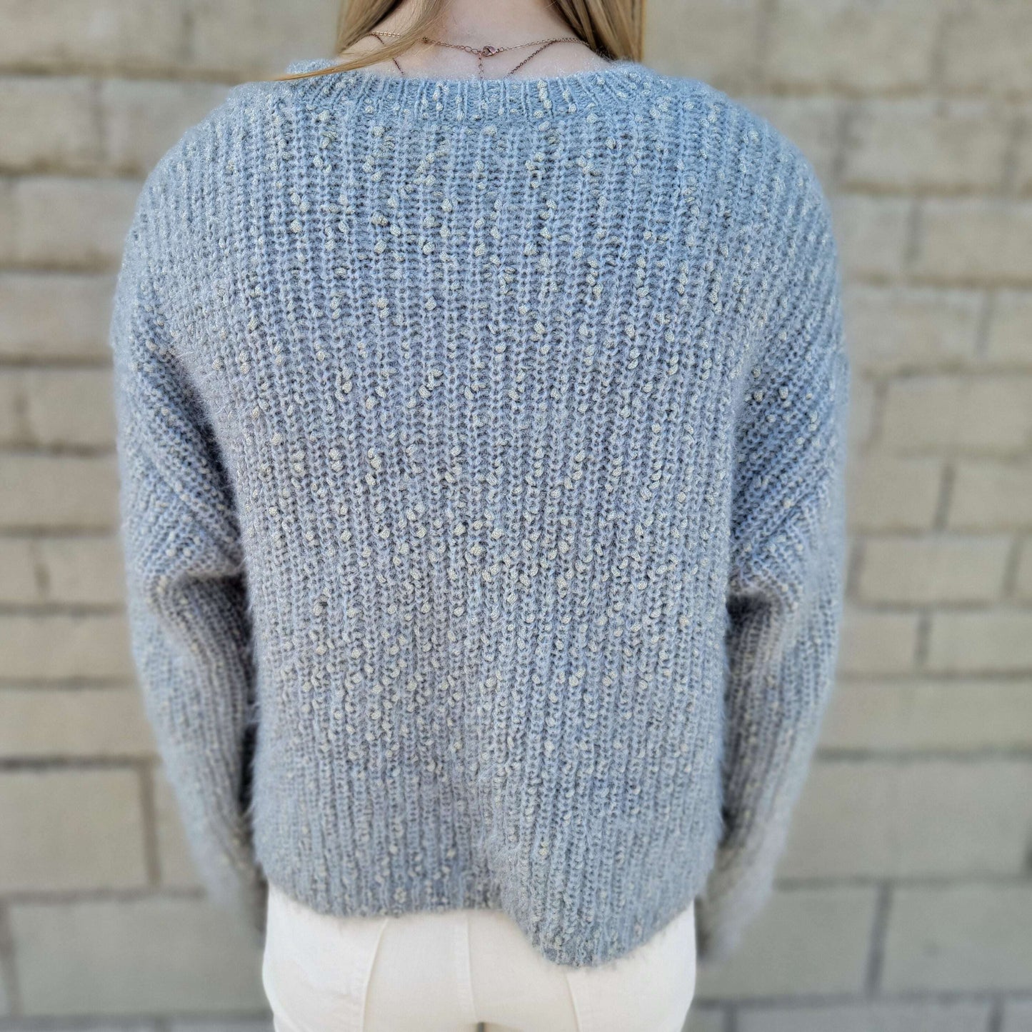 Gentle Fawn - Marie Sweater - Grey, Sweaters, GENTLE FAWN, Plum Bottom