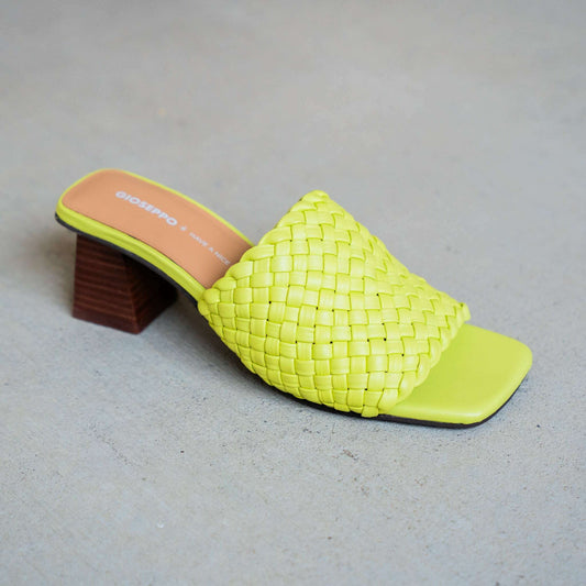 GIOSEPPO - Colrain in Lime, Sandals, GIOSEPPO, Plum Bottom