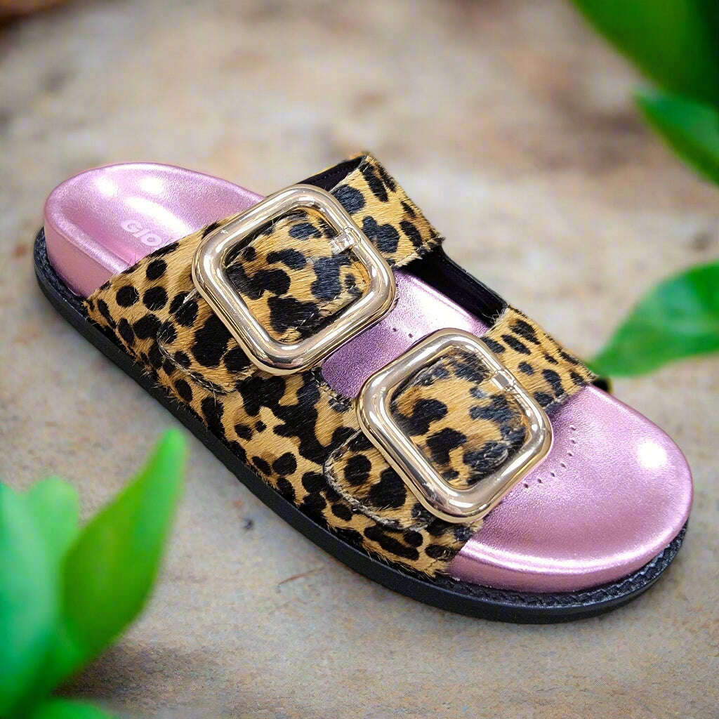 GIOSEPPO - Mifflin - Leopard/Pink, SHOES, GIOSEPPO, Plum Bottom