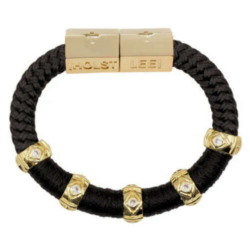 HOLST + LEE - Evil Eye Color Block Bracelet - Black, ACCESSORIES, HOLST + LEE, Plum Bottom