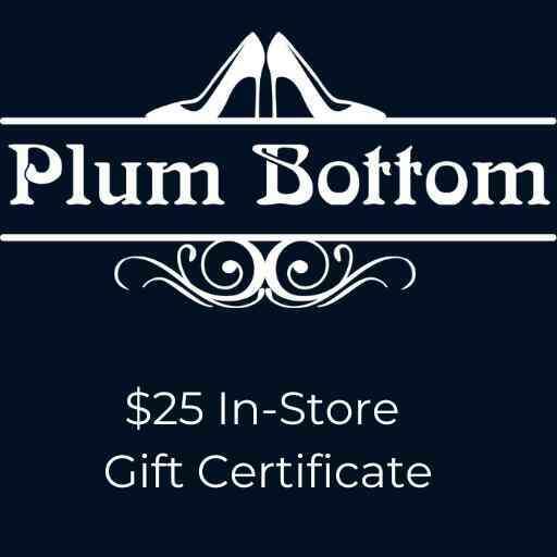  IN STORE USE ONLY Gift Card, Gift Card, Plum Bottom, Plum Bottom