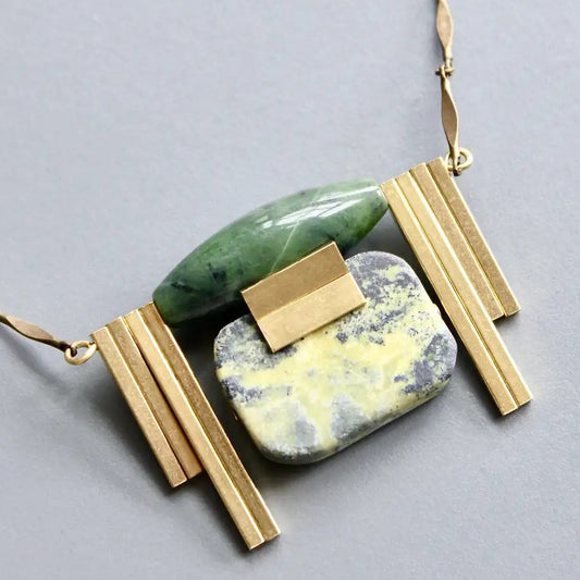 David Aubrey - JADE YELLOW TURQUOISE NECKLACE