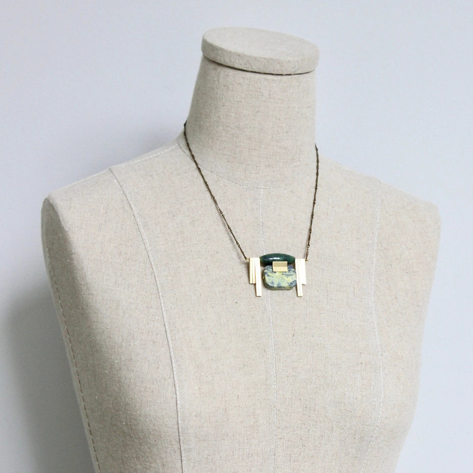 David Aubrey - JADE YELLOW TURQUOISE NECKLACE