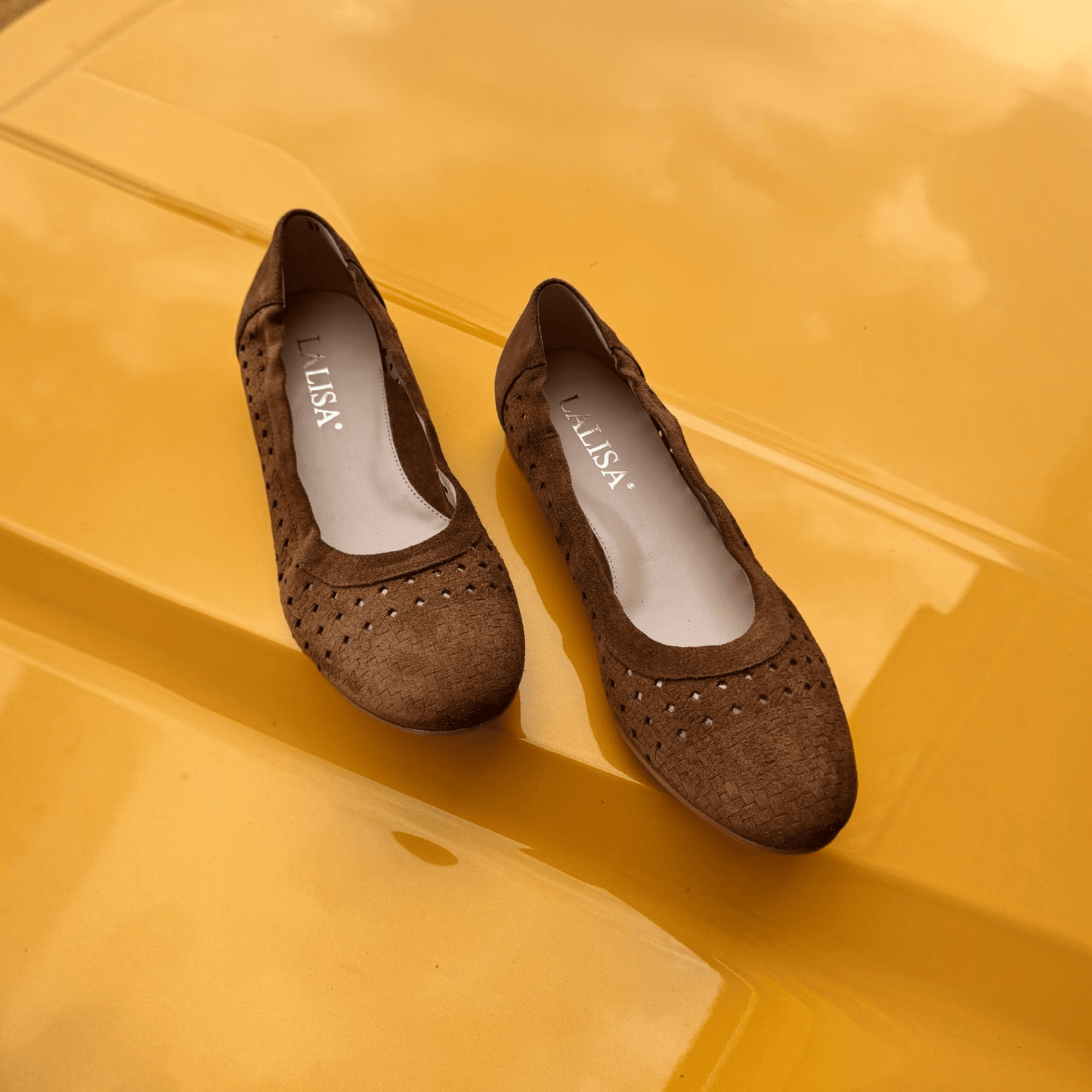 LA LISA 255029 Flat, Flats, lalisa, Plum Bottom