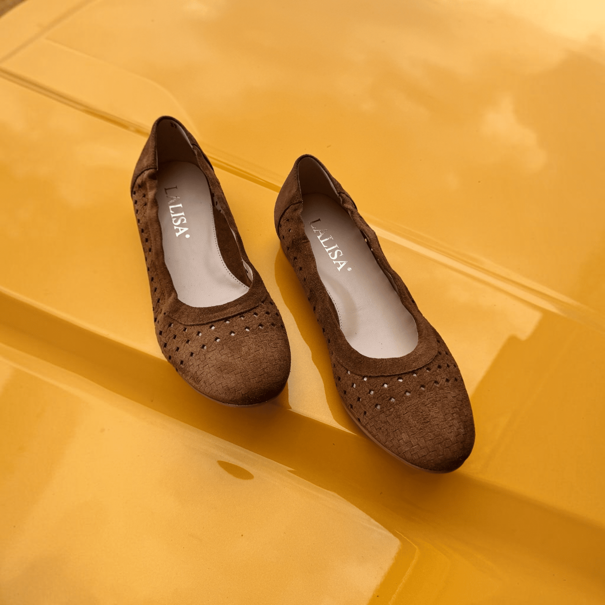 LA LISA 255029 Flat, Flats, lalisa, Plum Bottom