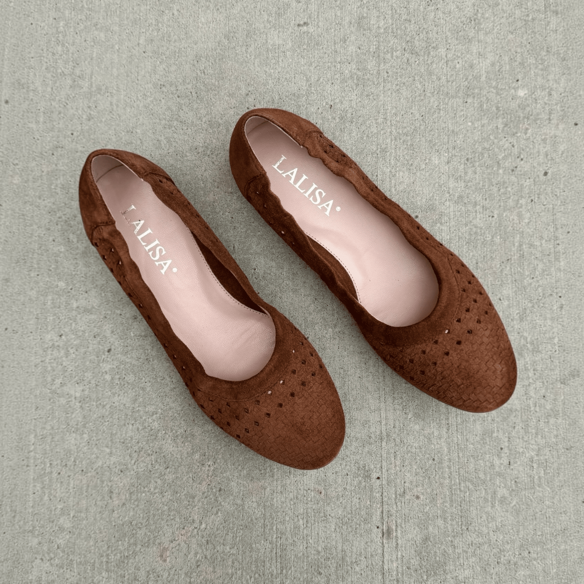 LA LISA 255029 Flat, Flats, lalisa, Plum Bottom