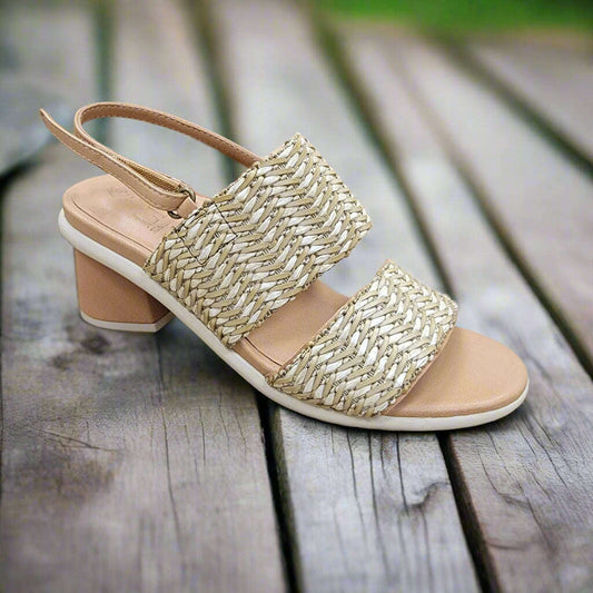 L'AMOUR DES PIEDS - Ursa - Natural Raffia, Sandals, L'amour Des Pieds, Plum Bottom