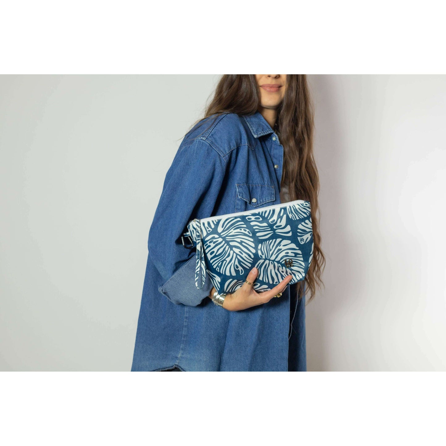 [Love Bags - POOL PARTY Water Resistant Pouch - Turtle Bay], [], [Love Bags], [Plum Bottom].