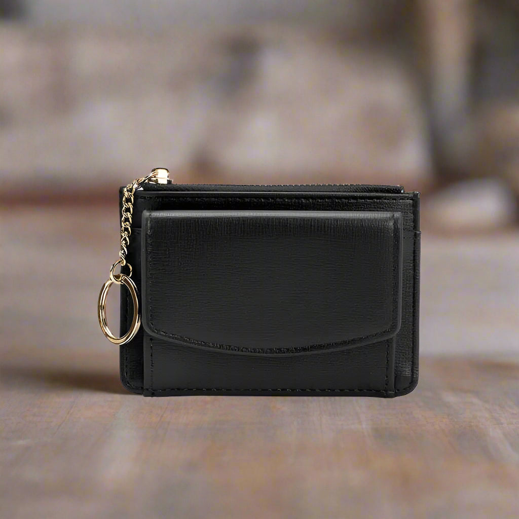 MELIE BIANCO - KARA Wallet - Black, ACCESSORIES, Melie Bianco, Plum Bottom