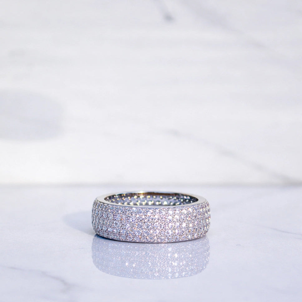 [NATIVE GEM Mini Billionaire Ring Silver], [JEWELRY], [Native Gem], [Plum Bottom].