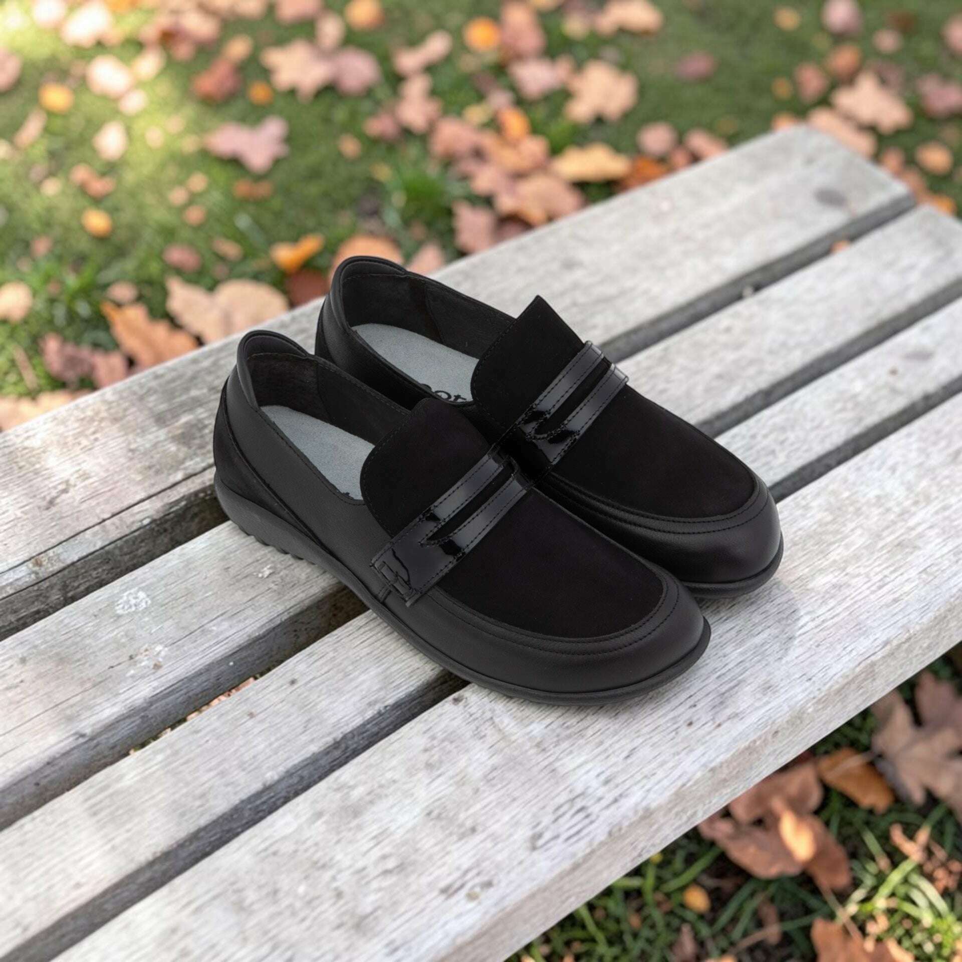 NAOT Kiso shoe, Loafers, Yaleet, Plum Bottom