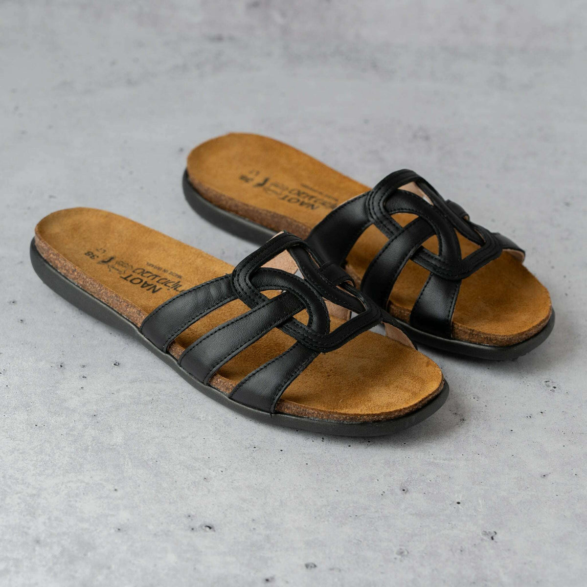 NAOT Liv Slide Sandal, Sandals, Yaleet, Plum Bottom
