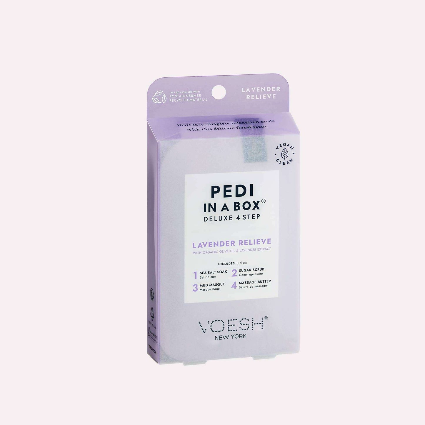 Pedi in a Box - Lavendar, ACCESSORIES, VOESH, Plum Bottom