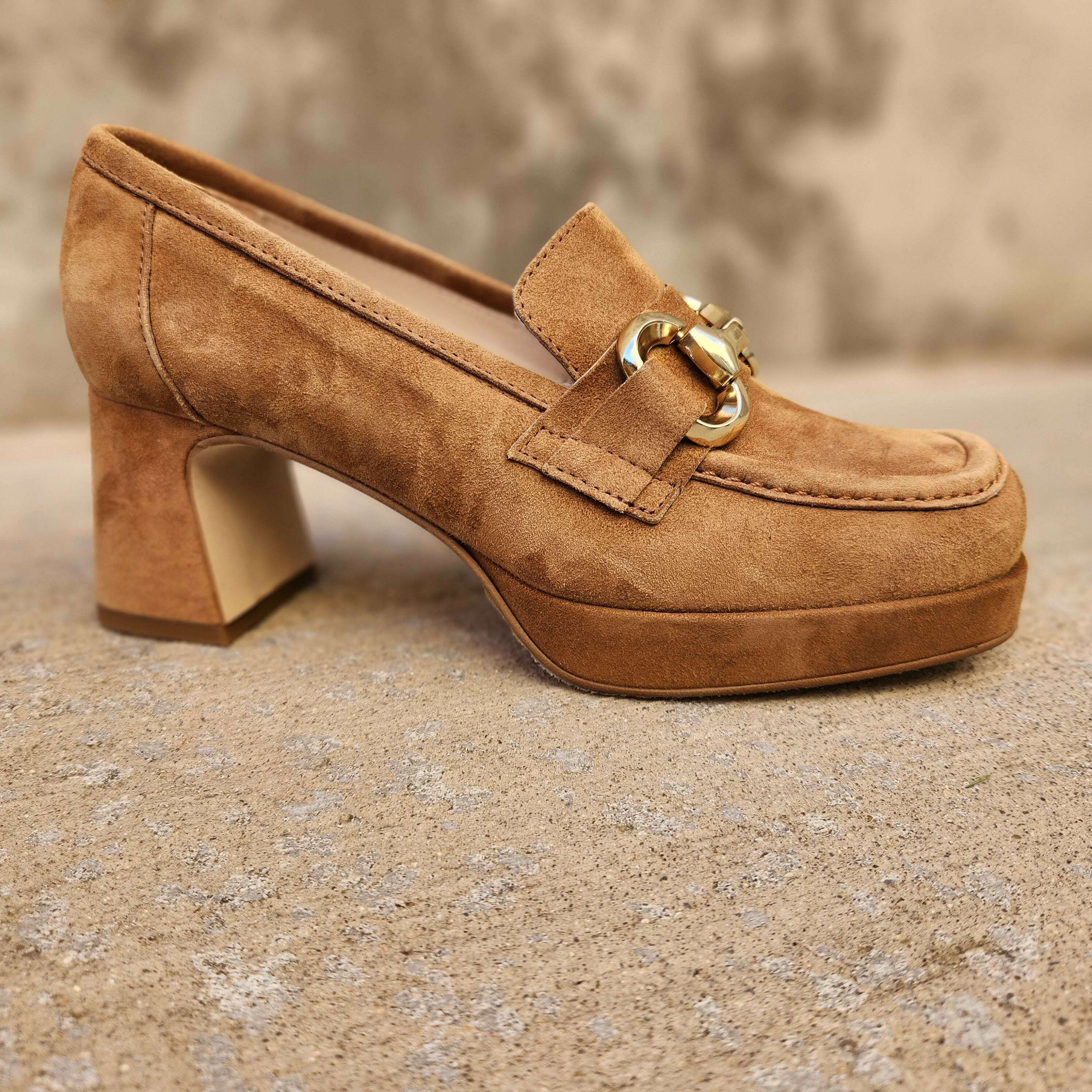 High hotsell heel loafer