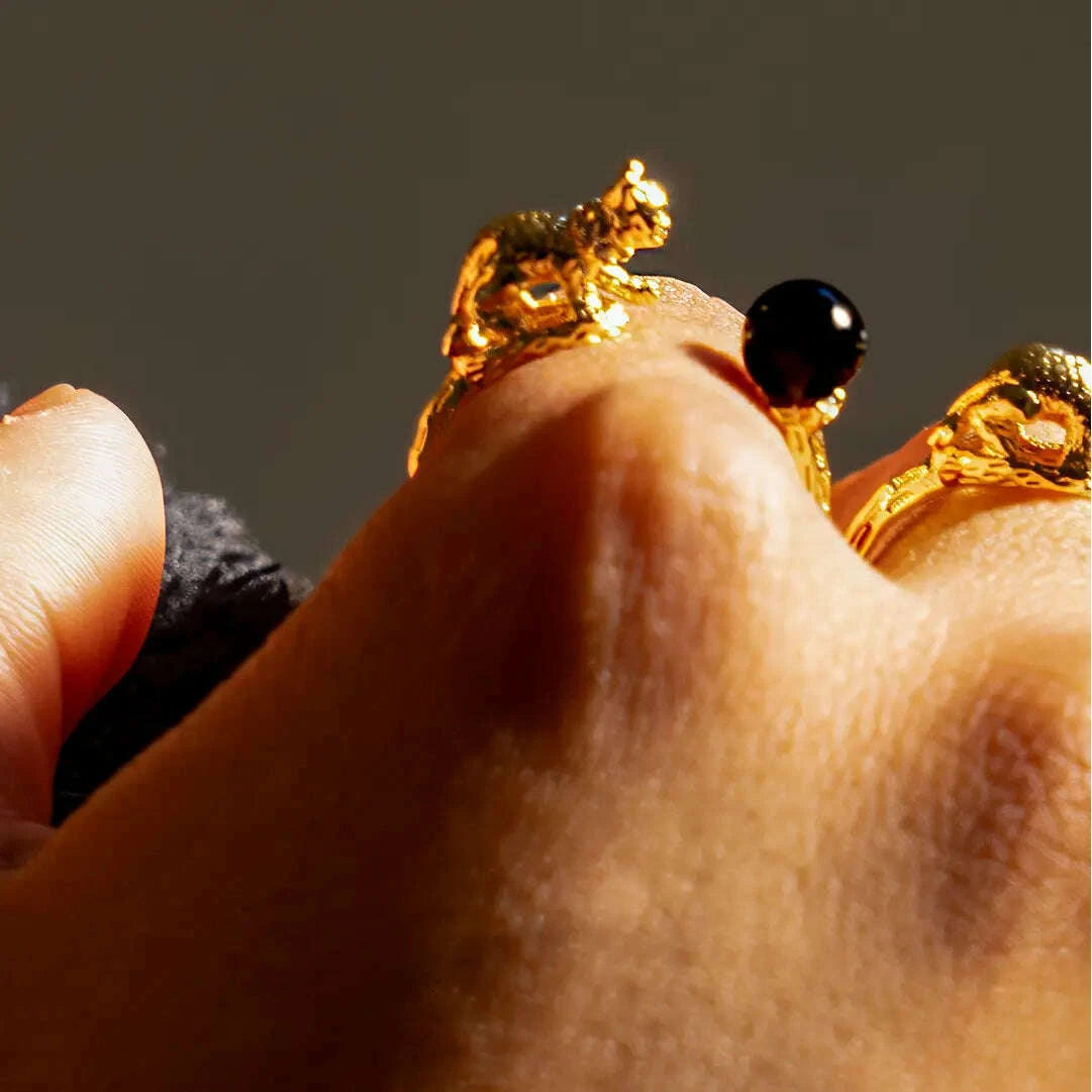 PETER & JUNE Cat's Cradle Ring, JEWELRY, Peter + June, Plum Bottom