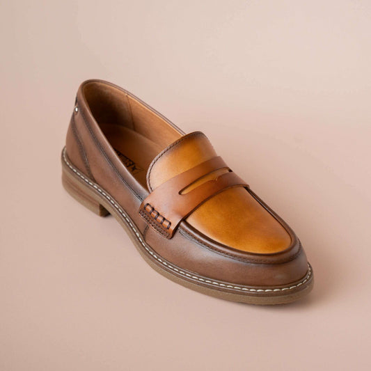 Pikolinos - Aldaya Loafer in Tan Combo, Loafers, Pikolinos, Plum Bottom