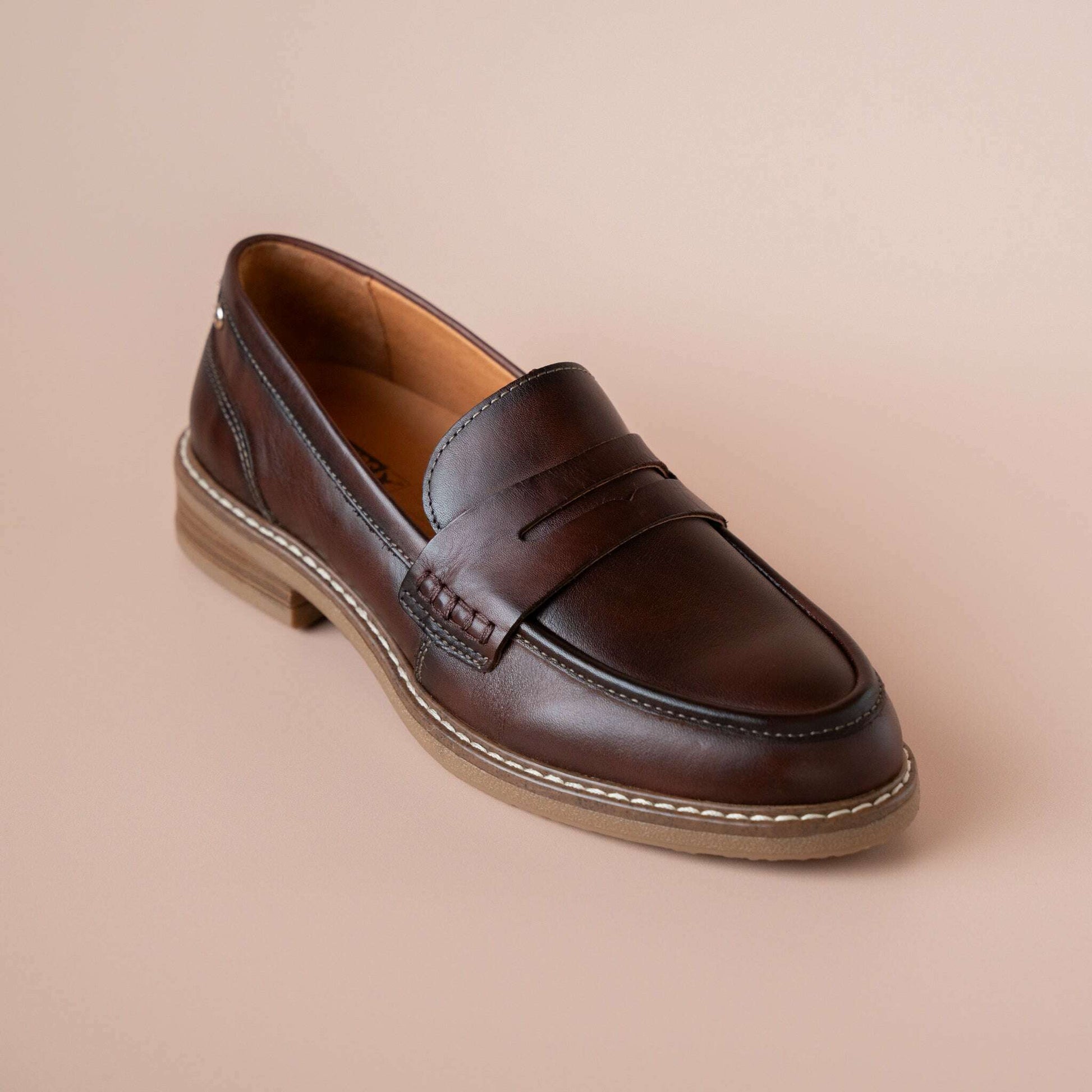 Pikolinos - W8J-3541ST Aldaya - Caoba, Loafers, Pikolinos, Plum Bottom