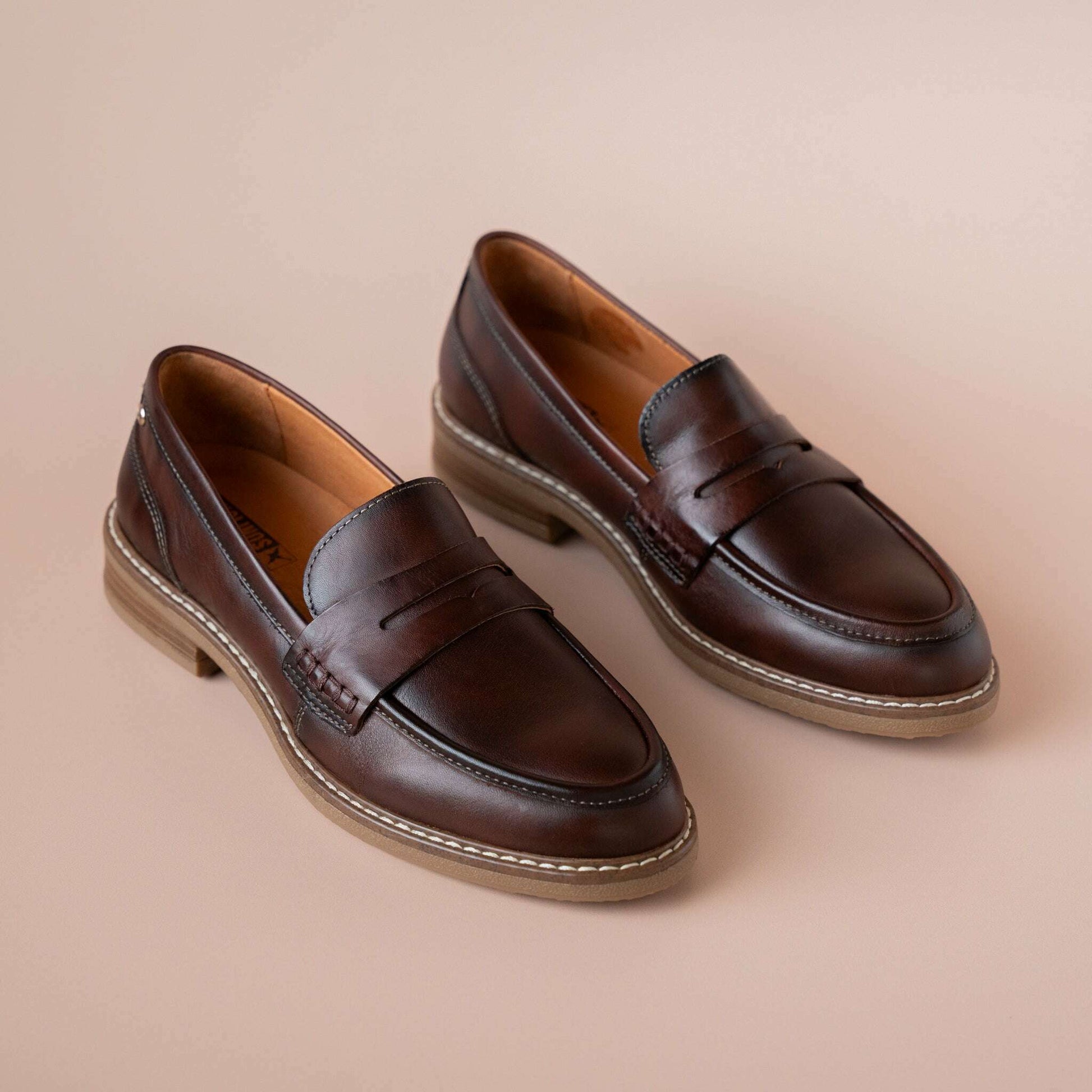 Pikolinos - W8J-3541ST Aldaya - Caoba, Loafers, Pikolinos, Plum Bottom