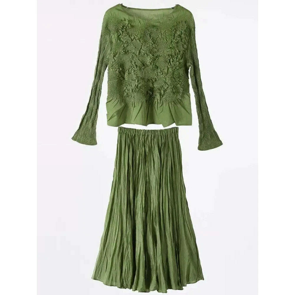 ellyndale--pleated-3d-flower-blouse-in-greenclothingellyndale-company-llcplum-bottom-34528415