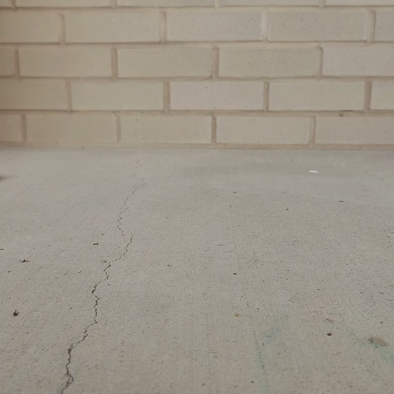Video of flat brown suede shoe walking